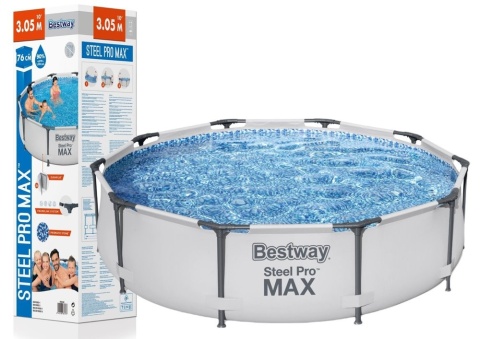 BASEN OGRODOWY STELAŻOWY 305x76 cm BESTWAY