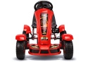 GOKART SPORTOWY NA PEDAŁY POMPOWANE KOŁA OBCIĄŻENIE 50KG CZERWONY