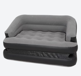 MATERAC DMUCHANY 2 OSOBOWY SOFA OGRODOWA NA DZIAŁKE WYJAZD 198x138x62 MOCNY