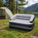 MATERAC DMUCHANY 2 OSOBOWY SOFA OGRODOWA NA DZIAŁKE WYJAZD 198x138x62 MOCNY